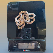 Load image into Gallery viewer, Joan Boyce In Love With Links Gold Tone Pave Crystal-Embellished Chunky Bracelet