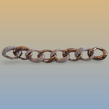 Load image into Gallery viewer, Joan Boyce In Love With Links Gold Tone Pave Crystal-Embellished Chunky Bracelet