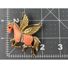 Load image into Gallery viewer, Pegasus Pink Lucite Statement Brooch Pin Attributed Hattie Carnegie Gift Vintage