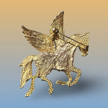 Load image into Gallery viewer, Pegasus Pink Lucite Statement Brooch Pin Attributed Hattie Carnegie Gift Vintage