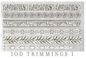 Trimmings 1 Mould Moulds - Iron Orchid Designs Moulds available at Lemon Tree Corners