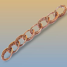 Load image into Gallery viewer, Joan Boyce In Love With Links Gold Tone Pave Crystal-Embellished Chunky Bracelet
