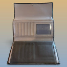 Load image into Gallery viewer, Coach Brown Leather Accordion Wallet With Card Slots ID Window &amp; Zipper Pocket
