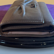 Load image into Gallery viewer, Coach Brown Leather Accordion Wallet With Card Slots ID Window &amp; Zipper Pocket
