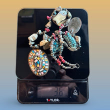 Load image into Gallery viewer, Southwestern Style Mosaic Necklace Geometric Shapes Natural Stone Statement Gift
