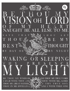 Be Thous My Vision Transfer Transfers - Iron Orchid Designs Transfers available at Lemon Tree Corners