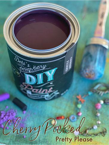 Cherry Picked DIY Paint DIY PAINT - DIY Artisan Clay Paint and Chalk Finish Furniture Paint available at Lemon Tree Corners