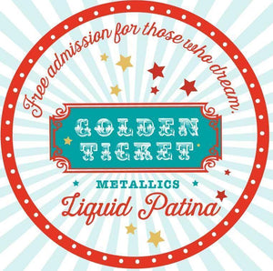 Gold Liquid Patina AKA Golden Ticket DIY FINISHES DIY Paint Finish available at Lemon Tree Corners