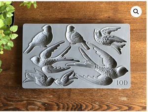 Bird Song Mould Moulds - Iron Orchid Designs Moulds available at Lemon Tree Corners