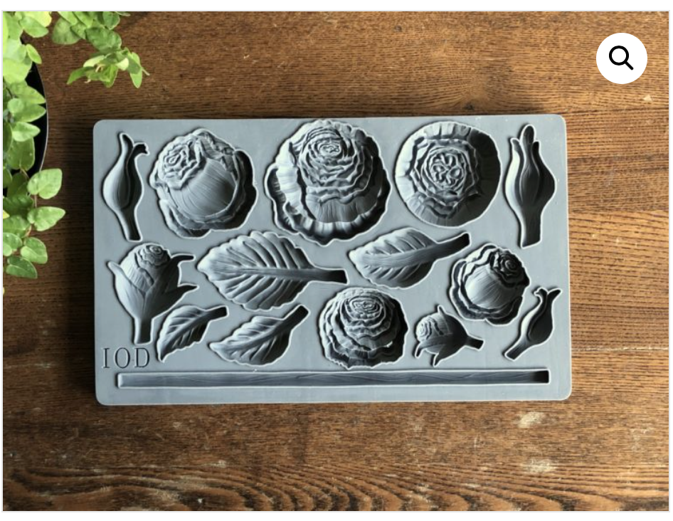 Heirloom Roses Mould Moulds - Iron Orchid Designs Moulds available at Lemon Tree Corners