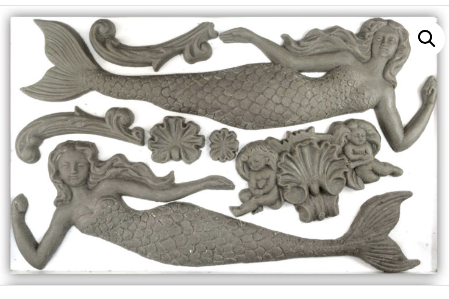 Sea Sisters Mould Moulds - Iron Orchid Designs Moulds available at Lemon Tree Corners