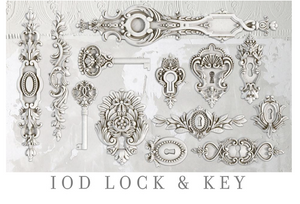 Lock and Key Mould Moulds - Iron Orchid Designs Moulds available at Lemon Tree Corners