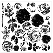 Load image into Gallery viewer, Painterly Roses Stamp Stamps - Iron Orchid Designs Stamps available at Lemon Tree Corners
