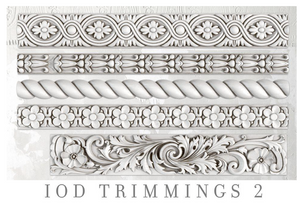 Trimmings 2 Mould Moulds - Iron Orchid Designs Moulds available at Lemon Tree Corners