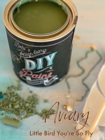 Aviary DIY Paint DIY PAINT - DIY Artisan Clay Paint and Chalk Finish Furniture Paint available at Lemon Tree Corners