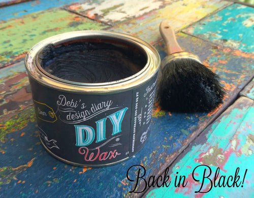 DIY Wax Black DIY WAX - DIY Paint Wax Fast Drying Low VOC Furniture Paint Wax available at Lemon Tree Corners