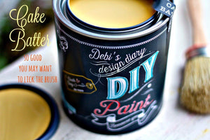 Cake Batter DIY Paint DIY PAINT - DIY Artisan Clay Paint and Chalk Finish Furniture Paint available at Lemon Tree Corners
