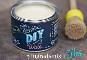 DIY Wax Clear DIY WAX - DIY Paint Wax Fast Drying Low VOC Furniture Paint Wax available at Lemon Tree Corners