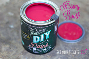 Kissing Booth DIY Paint DIY PAINT - DIY Artisan Clay Paint and Chalk Finish Furniture Paint available at Lemon Tree Corners