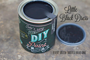 Little Black Dress DIY Paint DIY PAINT - DIY Artisan Clay Paint and Chalk Finish Furniture Paint available at Lemon Tree Corners