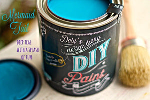 Mermaid Tail DIY Paint DIY PAINT - DIY Artisan Clay Paint and Chalk Finish Furniture Paint available at Lemon Tree Corners
