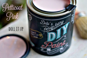 Petticoat Pink DIY Paint DIY PAINT - DIY Artisan Clay Paint and Chalk Finish Furniture Paint available at Lemon Tree Corners
