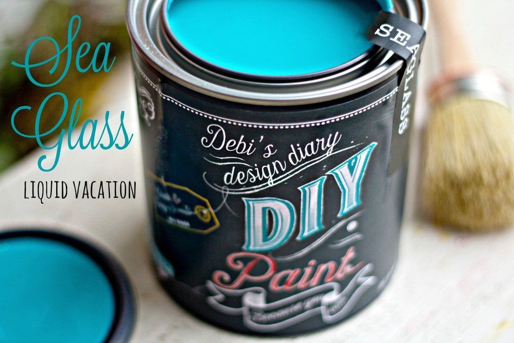 Seaglass DIY Paint DIY PAINT - DIY Artisan Clay Paint and Chalk Finish Furniture Paint available at Lemon Tree Corners