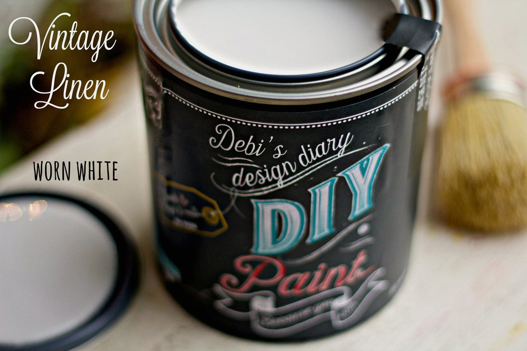 Vintage Linen DIY Paint DIY PAINT - DIY Artisan Clay Paint and Chalk Finish Furniture Paint available at Lemon Tree Corners