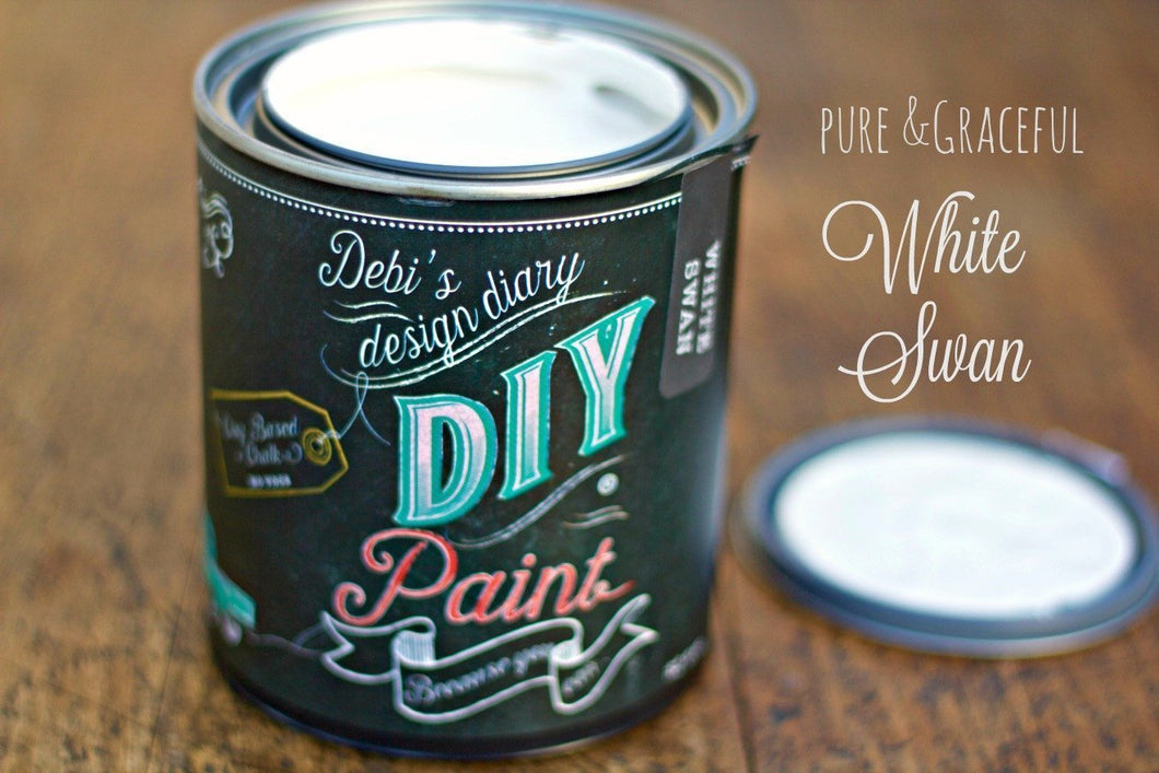 White Swan DIY Paint DIY PAINT - DIY Artisan Clay Paint and Chalk Finish Furniture Paint available at Lemon Tree Corners